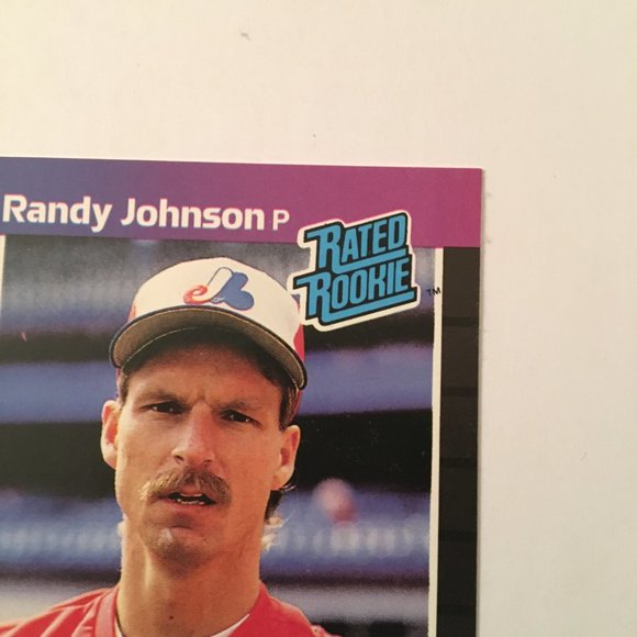 1989 Donruss Randy Johnson Rated Rookie Card RC #42 Error Baseball - Picture 3 of 10